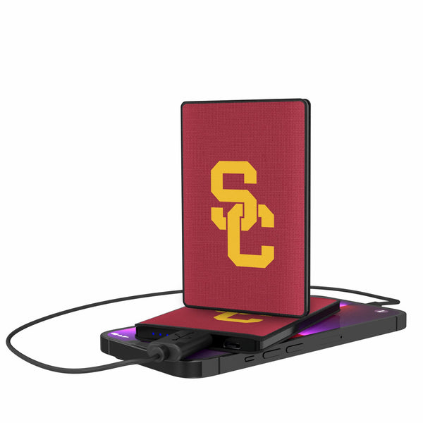 University of Southern California Trojans Solid 2500mAh Credit Card Powerbank