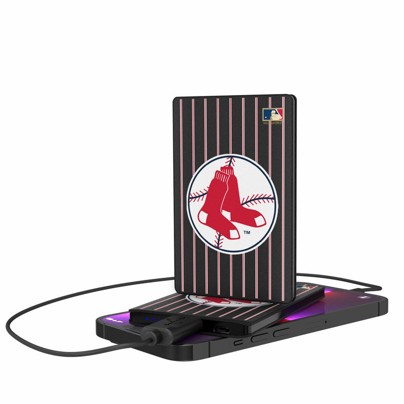 Boston Red Sox 1970-1975 - Cooperstown Collection Pinstripe 2500mAh Credit Card Powerbank