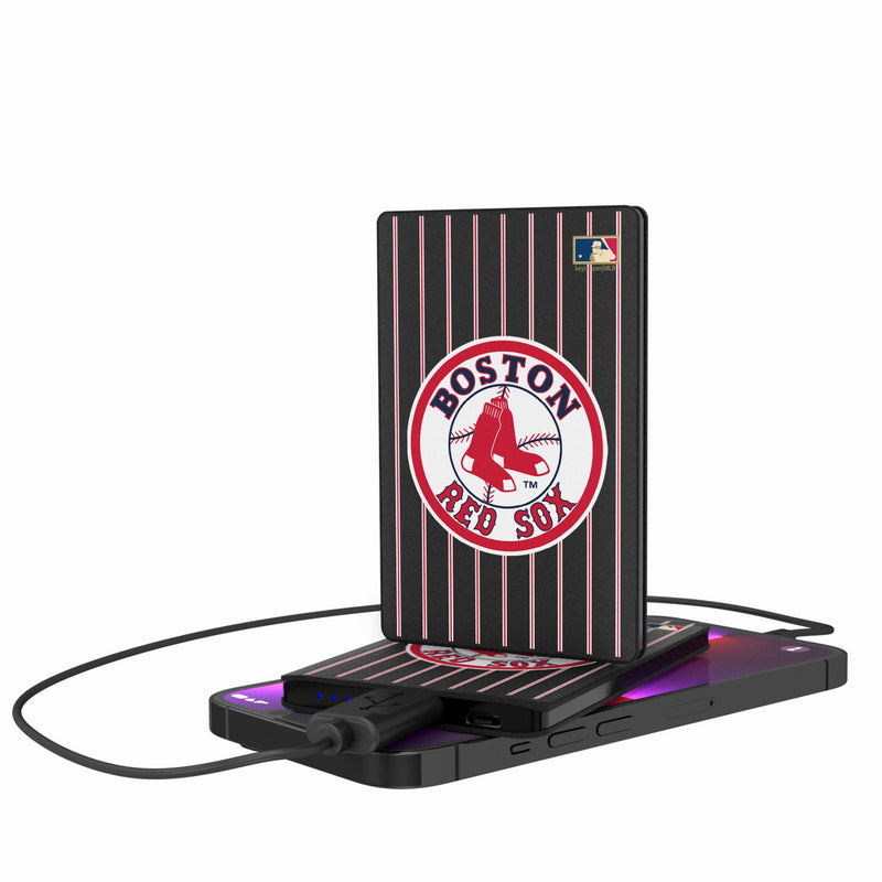 Boston Red Sox 1976-2008 - Cooperstown Collection Pinstripe 2500mAh Credit Card Powerbank