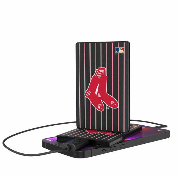 Boston Red Sox 1924-1960 - Cooperstown Collection Pinstripe 2500mAh Credit Card Powerbank