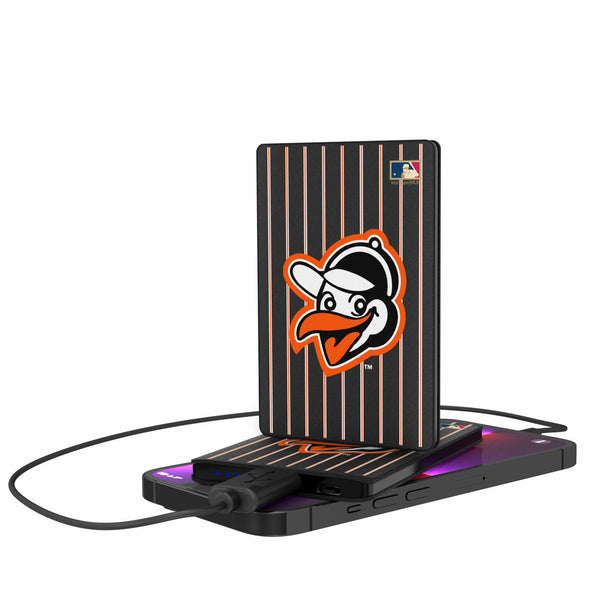 Baltimore Orioles 1955 - Cooperstown Collection Pinstripe 2500mAh Credit Card Powerbank