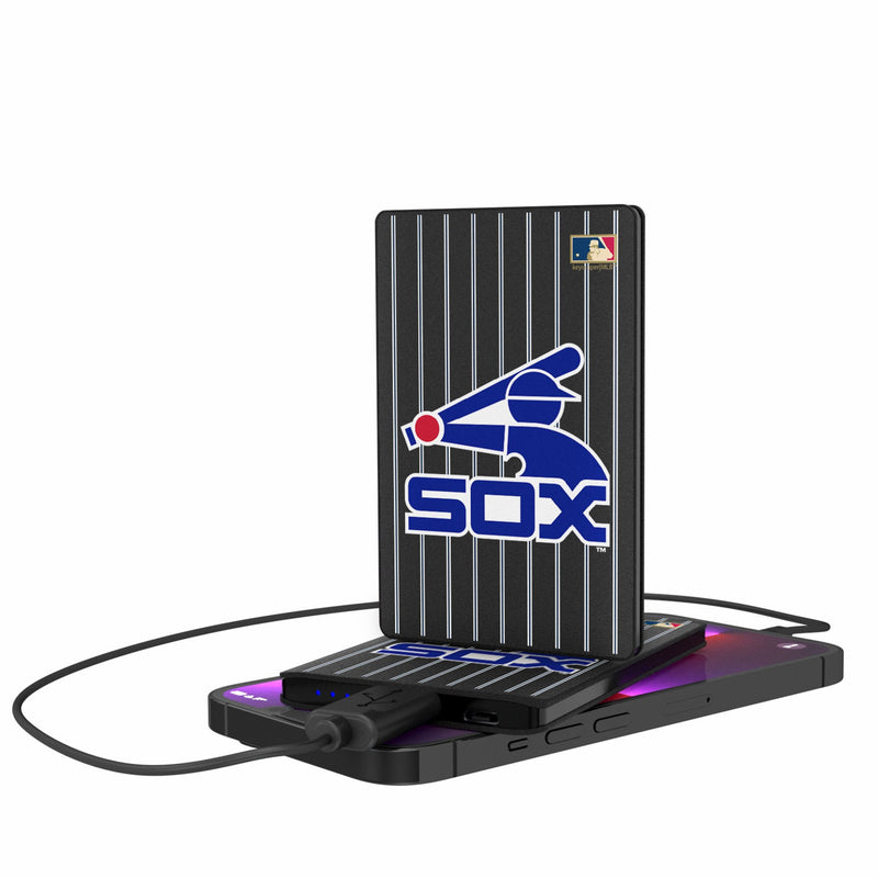 Chicago White Sox 1976-1981 - Cooperstown Collection Pinstripe 2500mAh Credit Card Powerbank