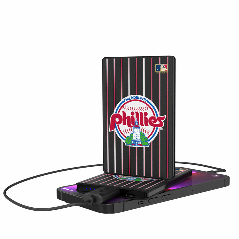 Philadelphia Phillies 1984-1991 - Cooperstown Collection Pinstripe 2500mAh Credit Card Powerbank