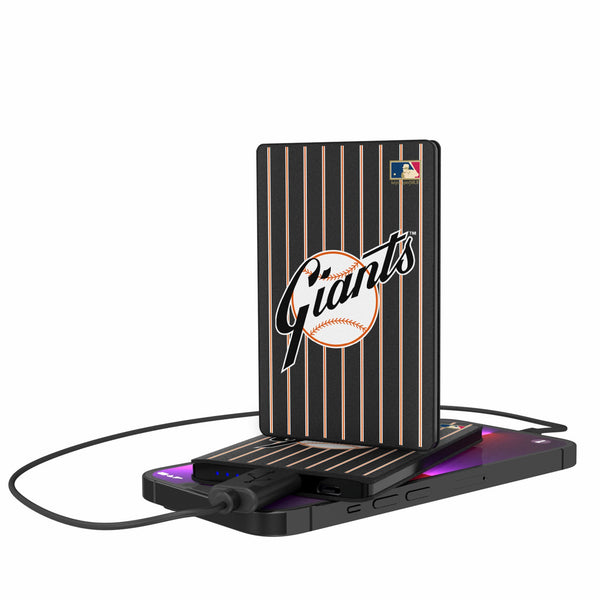 San Francisco Giants 1958-1967 - Cooperstown Collection Pinstripe 2500mAh Credit Card Powerbank