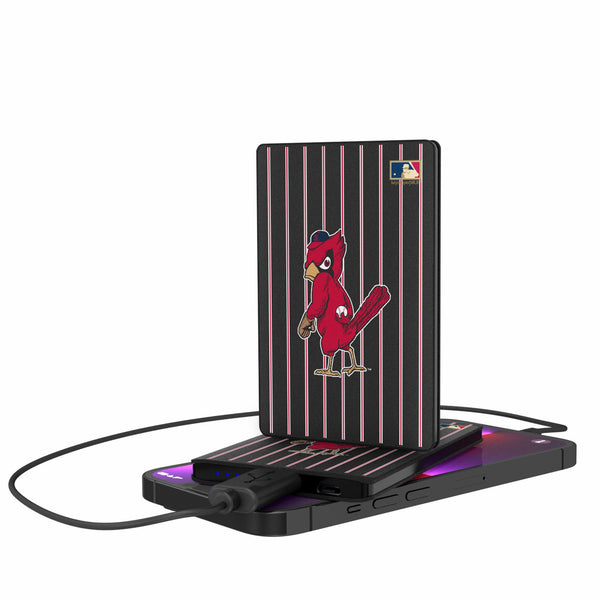 St Louis Cardinals 1950s - Cooperstown Collection Pinstripe 2500mAh Credit Card Powerbank