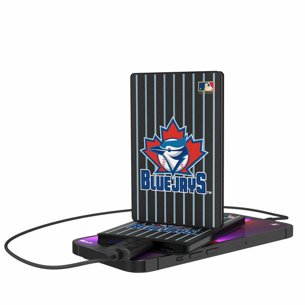 Toronto Blue Jays 1997-2002 - Cooperstown Collection Pinstripe 2500mAh Credit Card Powerbank