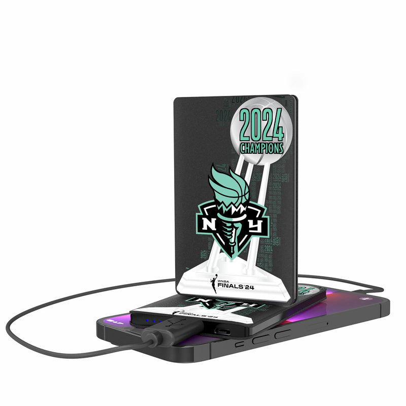 New York Liberty 2024 WNBA Champions 2500mAh Credit Card Powerbank