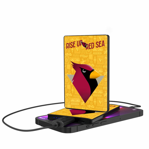 Arizona Cardinals 2024 Illustrated Limited Edition 2500mAh Credit Card Powerbank