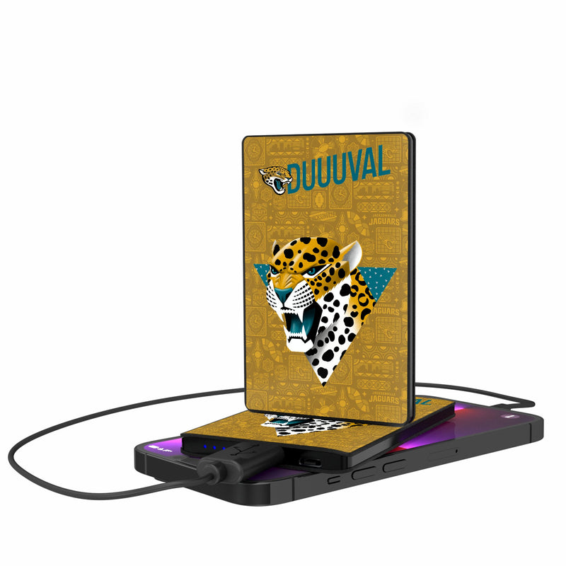 Jacksonville Jaguars 2024 Illustrated Limited Edition 2500mAh Credit Card Powerbank