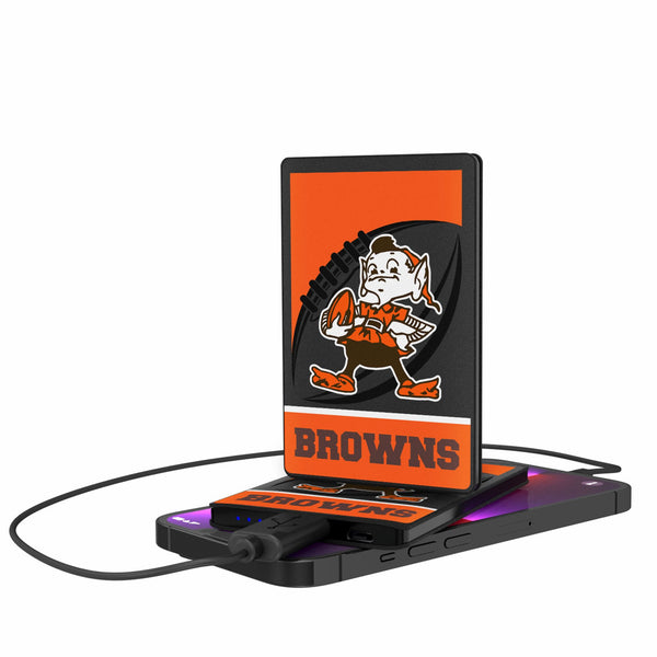 Cleveland Browns Historic Collection Passtime 2500mAh Credit Card Powerbank