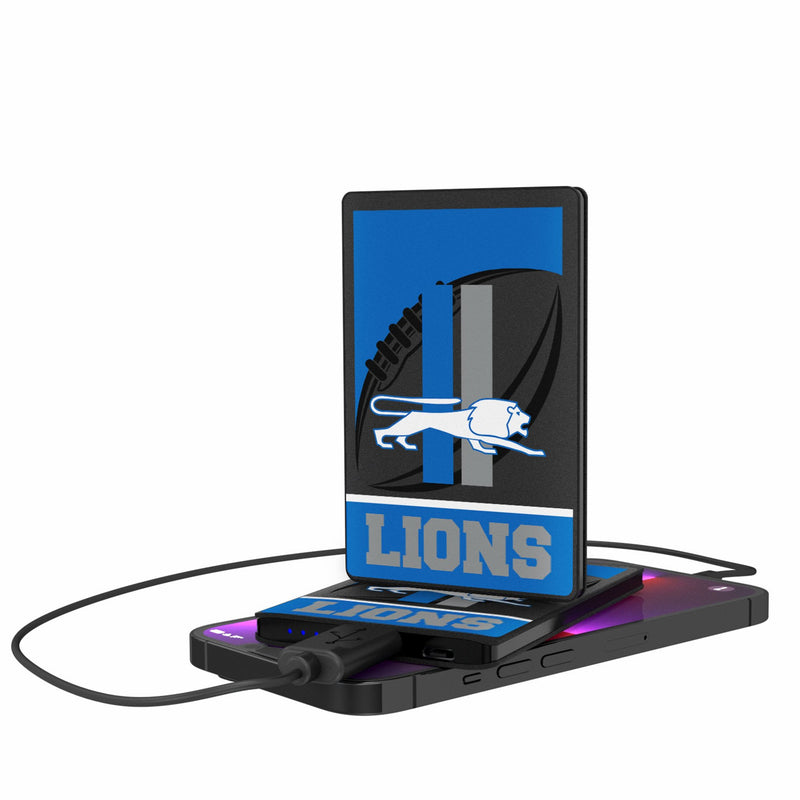 Detroit Lions Retro Passtime 2500mAh Credit Card Powerbank