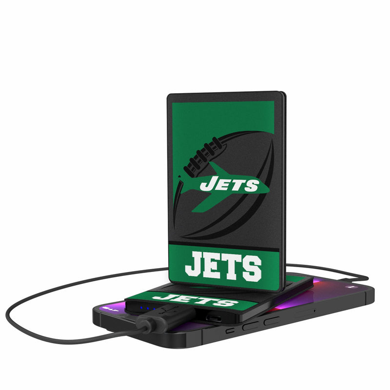 New York Jets 1963 Historic Collection Passtime 2500mAh Credit Card Powerbank