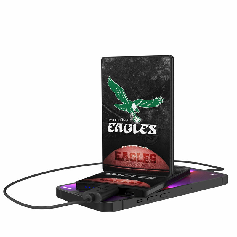 Philadelphia Eagles 1973-1995 Historic Collection Legendary 2500mAh Credit Card Powerbank