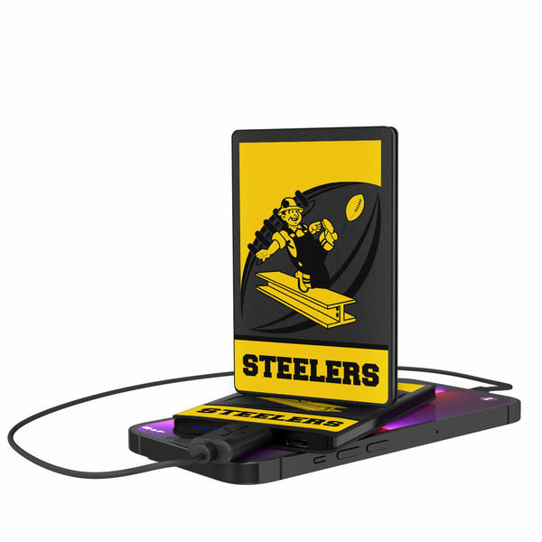 Pittsburgh Steelers 1961 Historic Collection Passtime 2500mAh Credit Card Powerbank