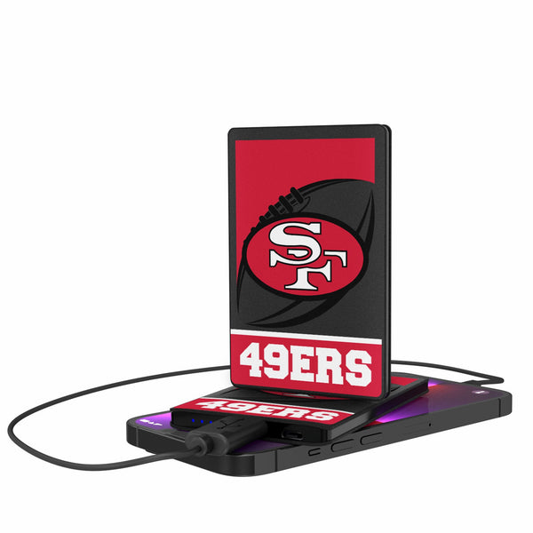 San Francisco 49ers Historic Collection Passtime 2500mAh Credit Card Powerbank