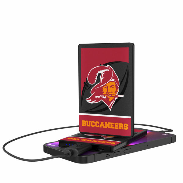 Tampa Bay Buccaneers Historic Collection Passtime 2500mAh Credit Card Powerbank