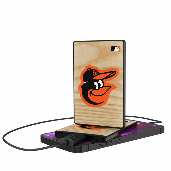 Baltimore Orioles Baseball Bat 2500mAh Credit Card Powerbank