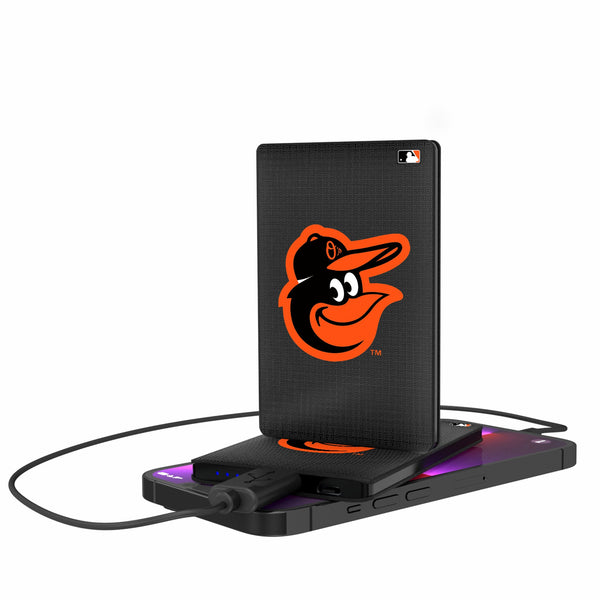 Baltimore Orioles Linen 2500mAh Credit Card Powerbank