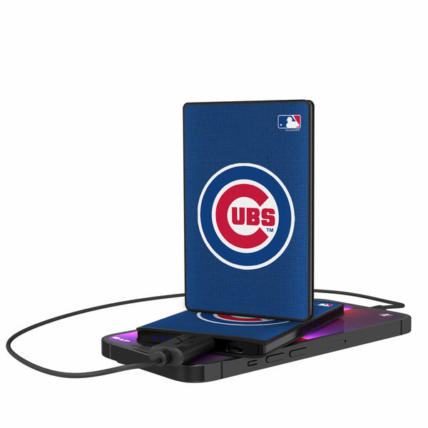 Chicago Cubs Solid 2500mAh Credit Card Powerbank