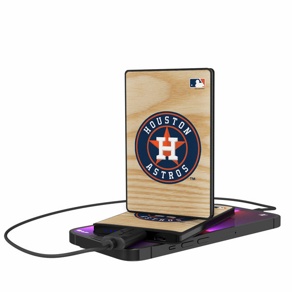 Houston Astros Baseball Bat 2500mAh Credit Card Powerbank