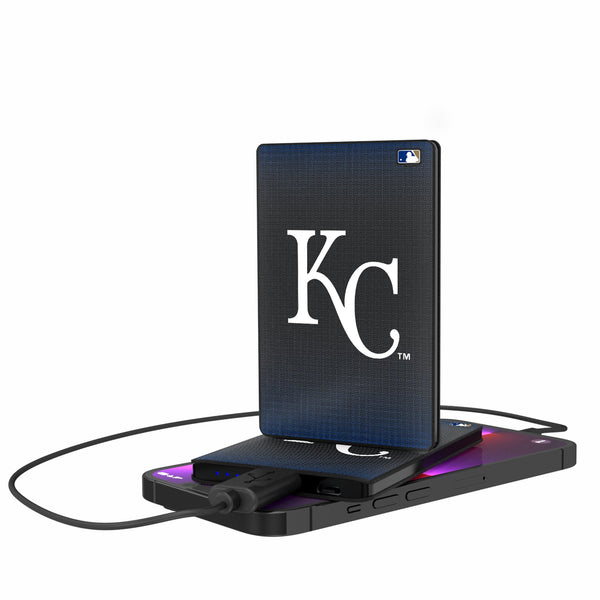 Kansas City Royals Linen 2500mAh Credit Card Powerbank