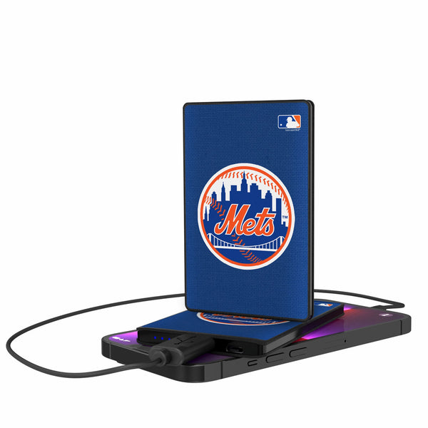 New York Mets Solid 2500mAh Credit Card Powerbank