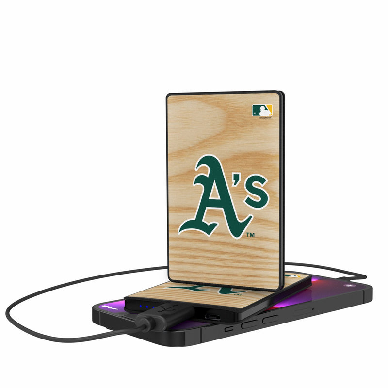 Oakland Athletics Baseball Bat 2500mAh Credit Card Powerbank