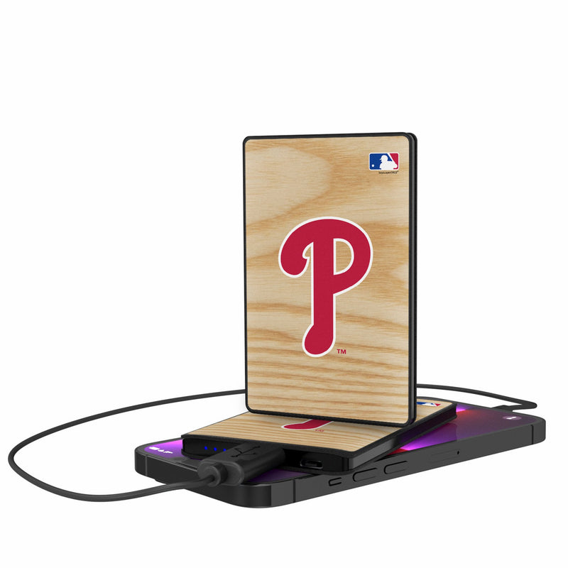 Philadelphia Phillies Baseball Bat 2500mAh Credit Card Powerbank