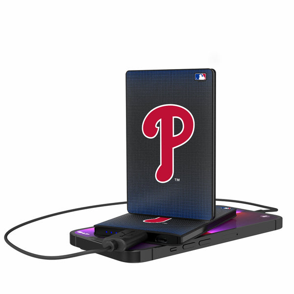 Philadelphia Phillies Linen 2500mAh Credit Card Powerbank