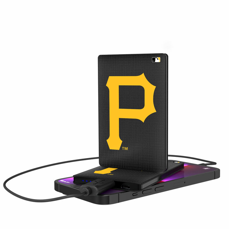 Pittsburgh Pirates Linen 2500mAh Credit Card Powerbank