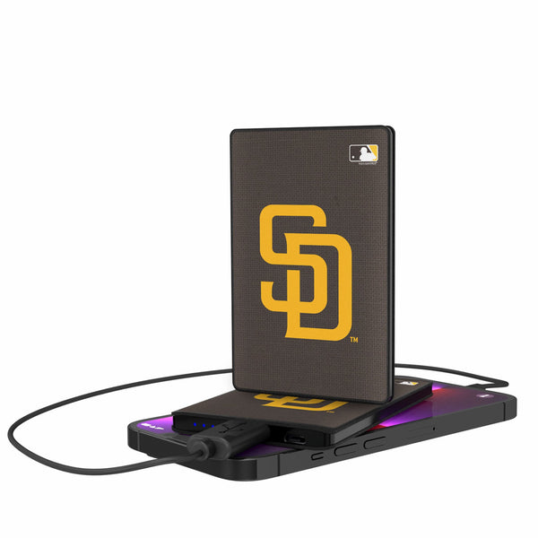 San Diego Padres Solid 2500mAh Credit Card Powerbank