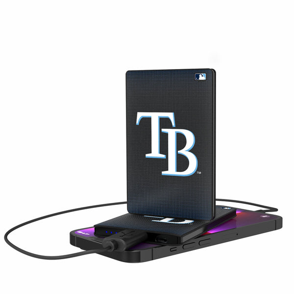 Tampa Bay Rays Linen 2500mAh Credit Card Powerbank