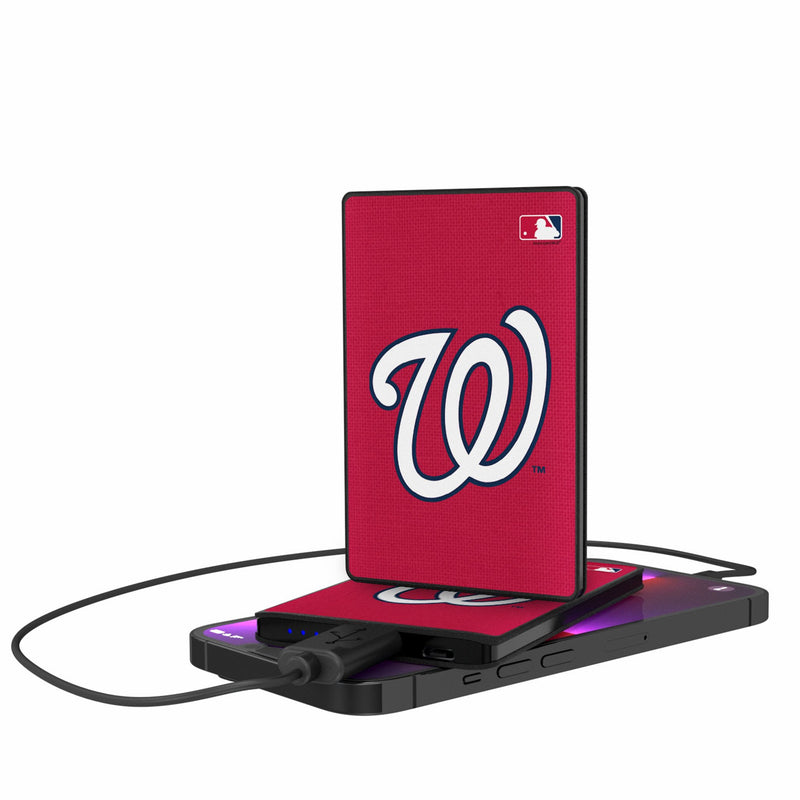 Washington Nationals Solid 2500mAh Credit Card Powerbank