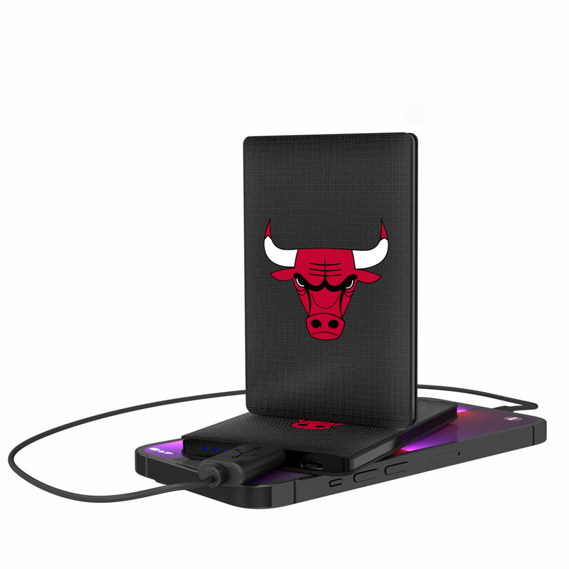 Chicago Bulls Linen 2500mAh Credit Card Powerbank