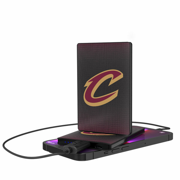 Cleveland Cavaliers Linen 2500mAh Credit Card Powerbank