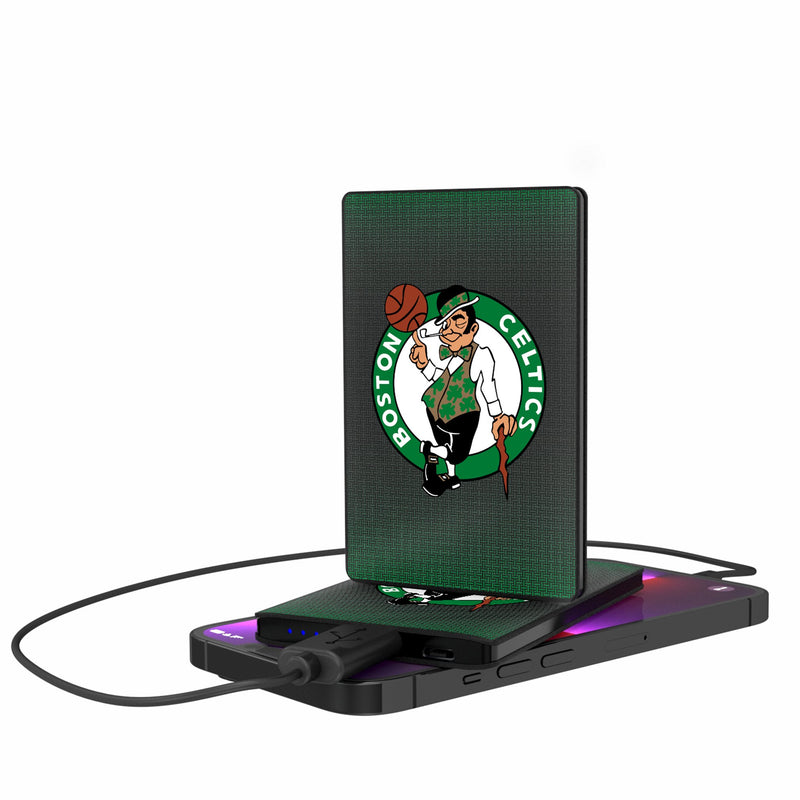 Boston Celtics Linen 2500mAh Credit Card Powerbank