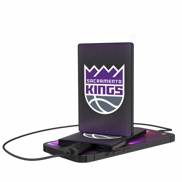 Sacramento Kings Linen 2500mAh Credit Card Powerbank