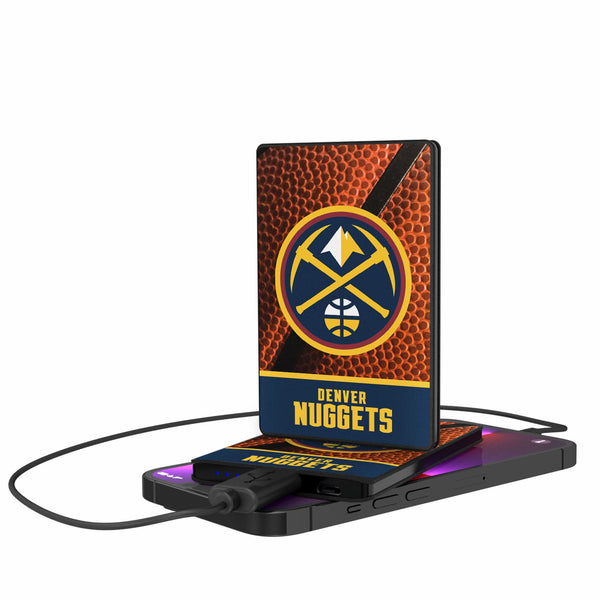 Denver Nuggets Basketball 2500mAh Credit Card Powerbank