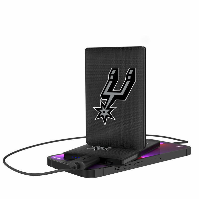 San Antonio Spurs Linen 2500mAh Credit Card Powerbank