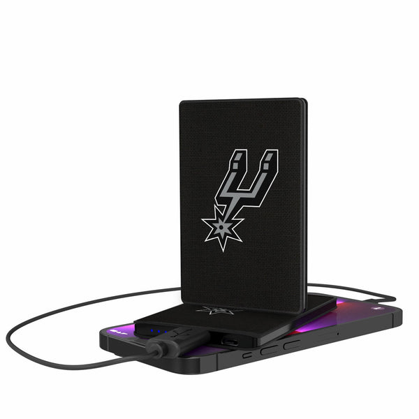 San Antonio Spurs Solid 2500mAh Credit Card Powerbank