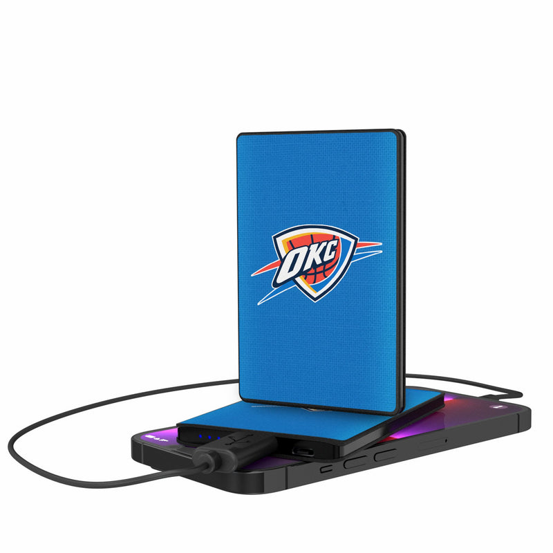 Oklahoma City Thunder Solid 2500mAh Credit Card Powerbank