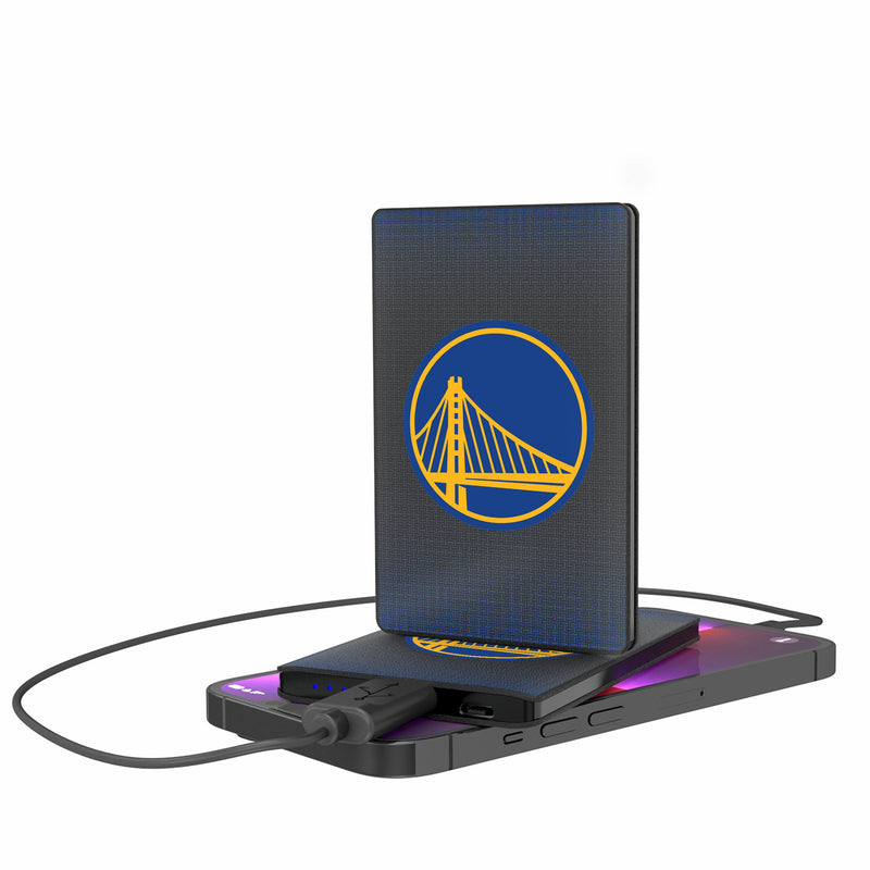 Golden State Warriors Linen 2500mAh Credit Card Powerbank