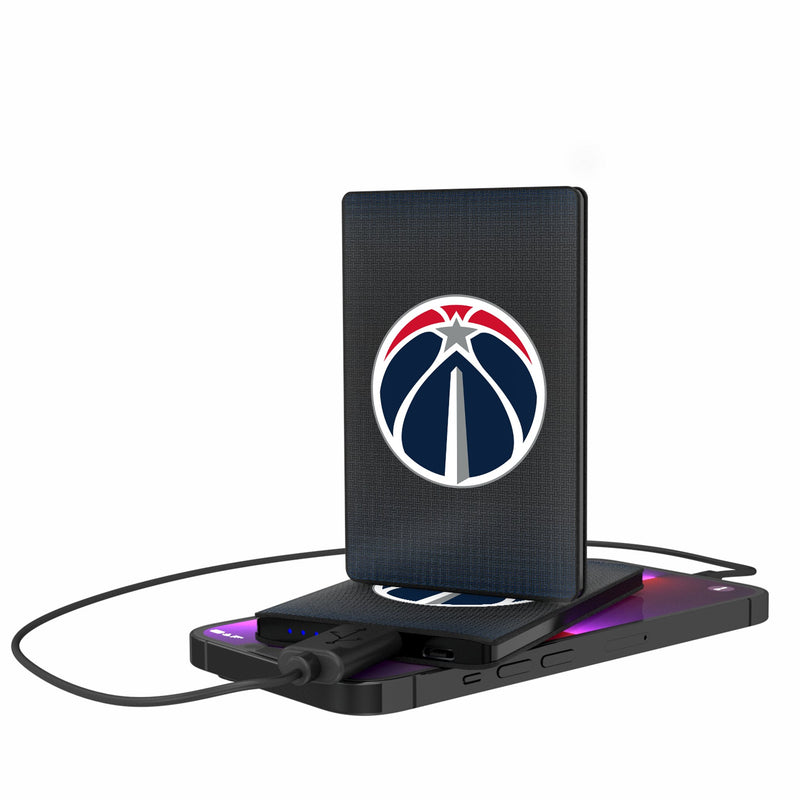 Washington Wizards Linen 2500mAh Credit Card Powerbank