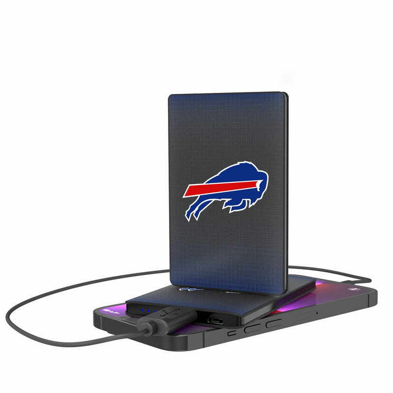 Buffalo Bills Linen 2500mAh Credit Card Powerbank