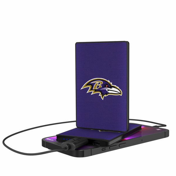 Baltimore Ravens Solid 2500mAh Credit Card Powerbank