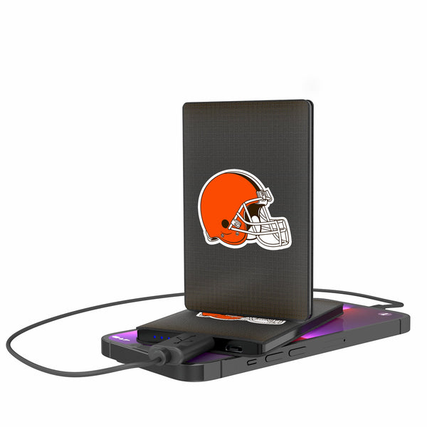 Cleveland Browns Linen 2500mAh Credit Card Powerbank