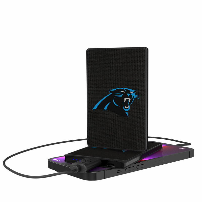 Carolina Panthers Solid 2500mAh Credit Card Powerbank