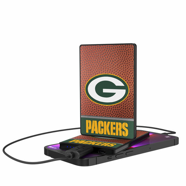 Green Bay Packers Football Wordmark 2500mAh Credit Card Powerbank