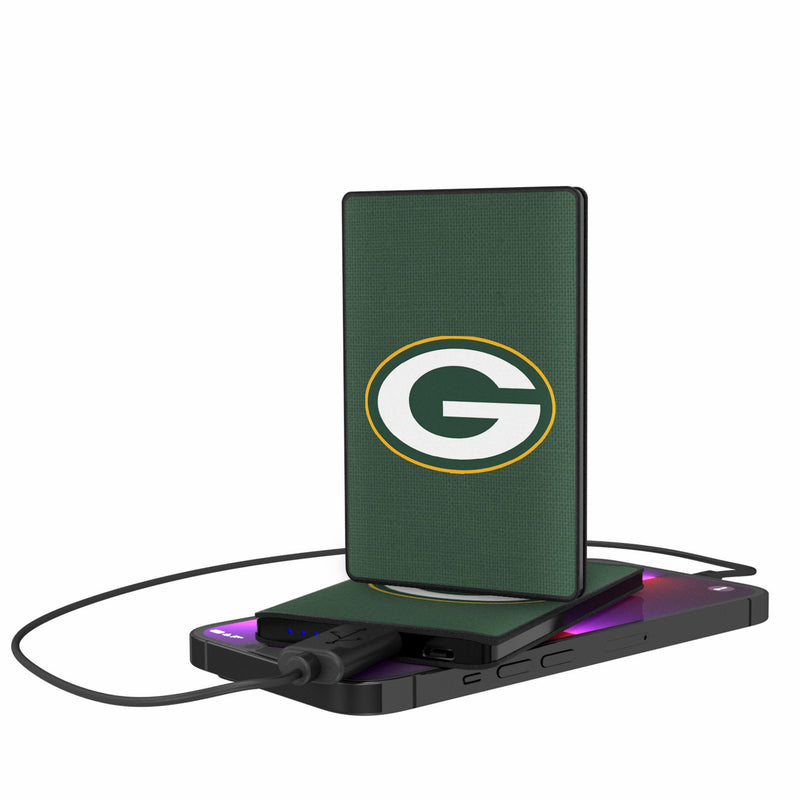 Green Bay Packers Solid 2500mAh Credit Card Powerbank