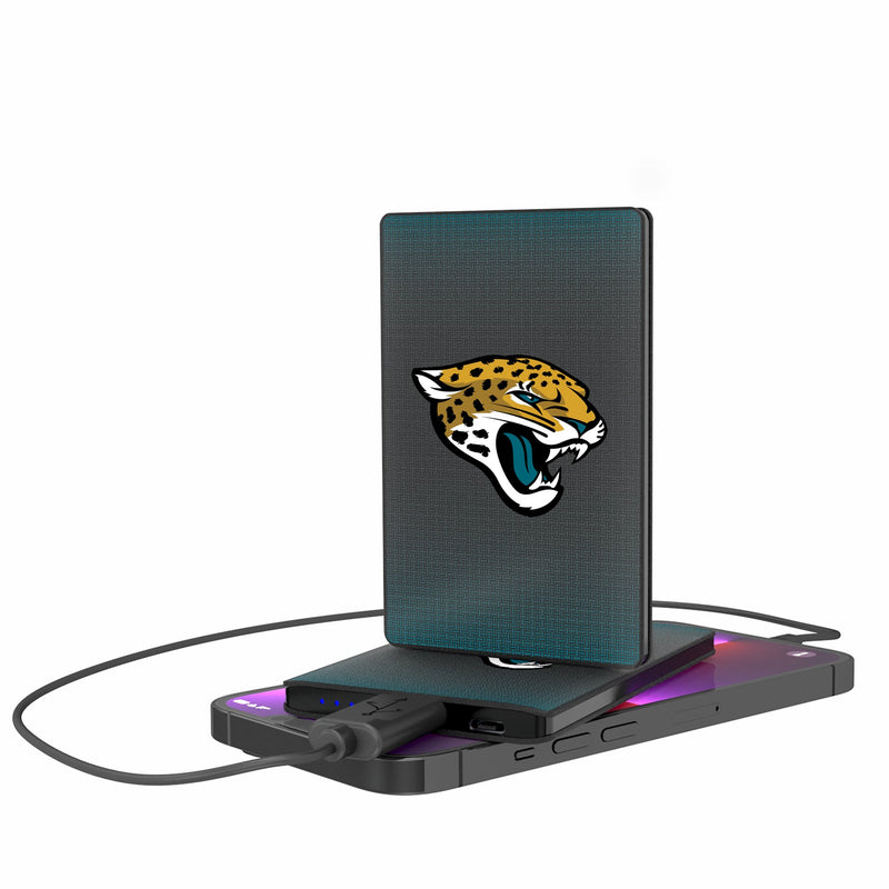 Jacksonville Jaguars Linen 2500mAh Credit Card Powerbank